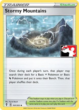 Stormy Mountains 161/203 Prize Pack Series Cards
