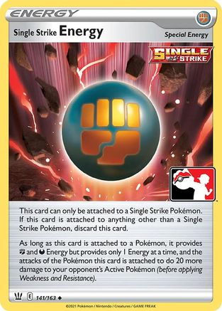 Single Strike Energy 141 - Holofoil Prize Pack Series Cards