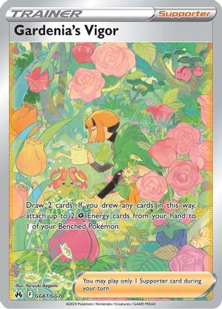 Gardenia's Vigor GG61/GG70 - Holofoil Crown Zenith Galarian Gallery