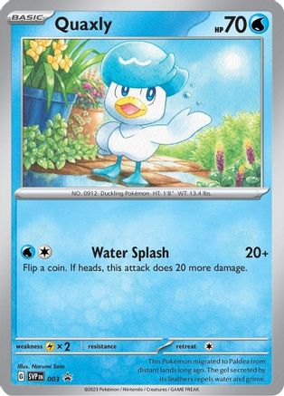 Quaxly 003 - Holofoil SV Scarlet & Violet Promo Cards