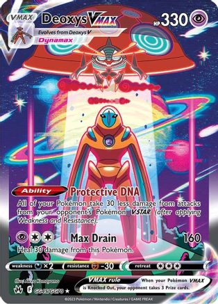 Deoxys VMAX GG45/GG70 - Holofoil Crown Zenith Galarian Gallery