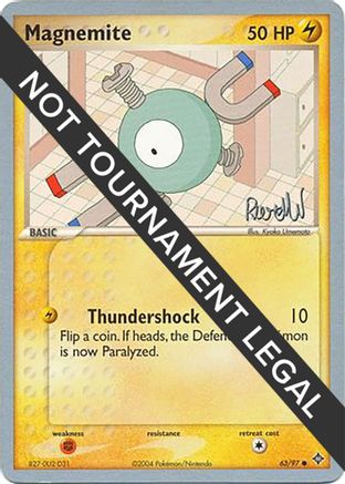 Magnemite - 2004 (Reed Weichler) 063 World Championship Decks
