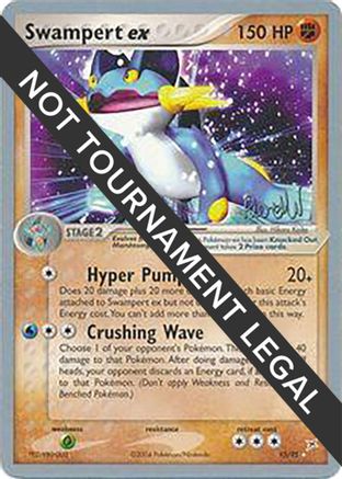 Swampert ex - 2004 (Reed Weichler) 095 World Championship Decks