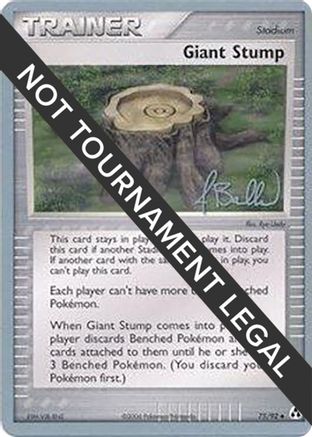 Giant Stump - 2006 (Jimmy Ballard) 075 World Championship Decks