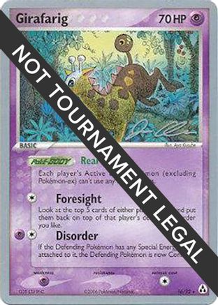 Girafarig - 2006 (Jason Klaczynski) 016 World Championship Decks