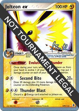Jolteon ex - 2006 (Jimmy Ballard) 109 World Championship Decks