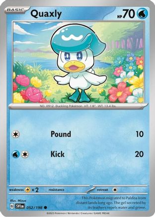 Quaxly (Mirage Holo) 052/198 - Holofoil Miscellaneous Cards & Products