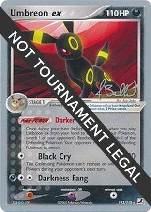 Umbreon ex - 2006 (Jimmy Ballard) 112 World Championship Decks
