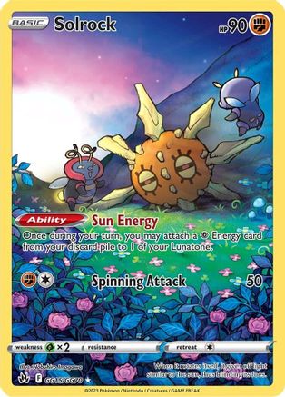 Solrock GG15/GG70 - Holofoil Crown Zenith Galarian Gallery
