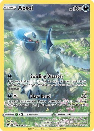 Absol GG16/GG70 - Holofoil Crown Zenith Galarian Gallery
