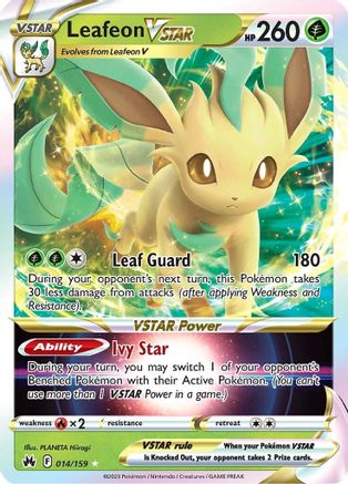 Leafeon VSTAR 014/159 - Holofoil Crown Zenith