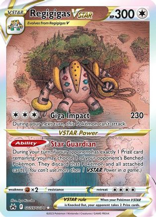 Regigigas VSTAR GG55/GG70 - Holofoil Crown Zenith Galarian Gallery