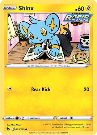 Shinx (39) (39) 039/159 Crown Zenith