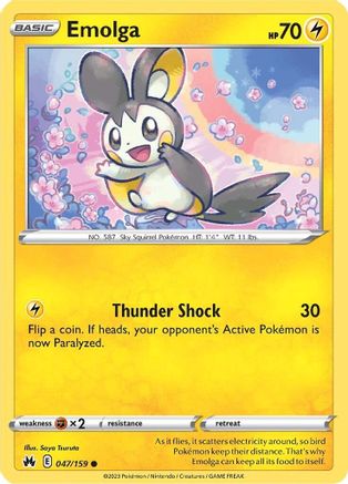 Emolga 047/159 Crown Zenith