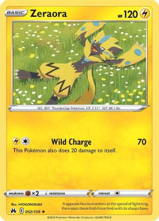 Zeraora 052/159 Crown Zenith