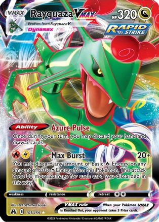 Rayquaza VMAX (101) (101) 101/159 - Holofoil Crown Zenith