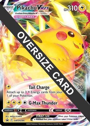 Pikachu VMAX SWSH286 - Holofoil Jumbo Cards