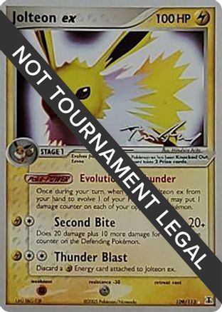Jolteon ex - 2007 (Tom Roos) 109 World Championship Decks