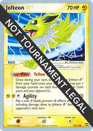 Jolteon Star - 2008 (Jason Klaczynski) 101 World Championship Decks