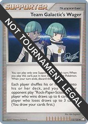 Team Galactic's Wager - 2008 (Paul Atanassov) 115 World Championship Decks