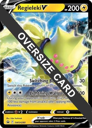 Regieleki V SWSH280 - Holofoil Jumbo Cards