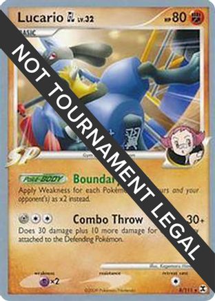 Lucario GL - 2009 (Tsubasa Nakamura) 008 World Championship Decks