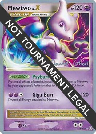 Mewtwo LV.X - 2009 (David Cohen) 144 World Championship Decks