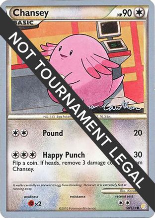 Chansey - 2011 (Ross Cawthon) 058 World Championship Decks