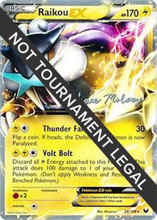 Raikou EX - 2012 (Chase Moloney) 038 World Championship Decks