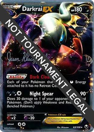 Darkrai EX - 2013 (Jason Klaczynski) 063 World Championship Decks