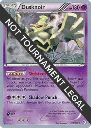 Dusknoir - 2014 (Trent Orndorff) 063 World Championship Decks