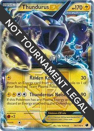 Thundurus EX - 2014 (Haruto Kobayashi) 038 World Championship Decks