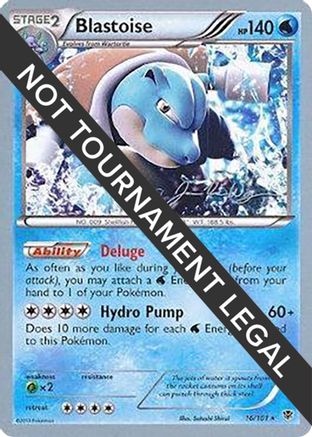 Blastoise - 2015 (Jacob Van Wagner) 016 World Championship Decks