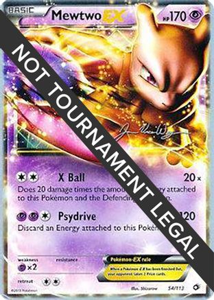 Mewtwo EX - 2015 (Jacob Van Wagner) 054 World Championship Decks