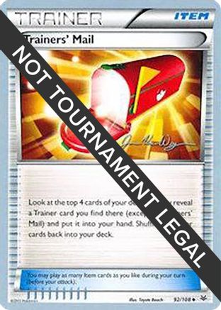 Trainers' Mail - 2015 (Jacob Van Wagner) 092 World Championship Decks