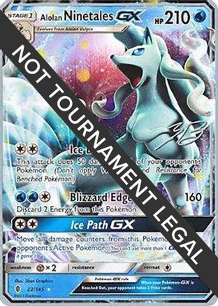 Alolan Ninetales GX - 2017 (Zachary Bokhari) 022 World Championship Decks