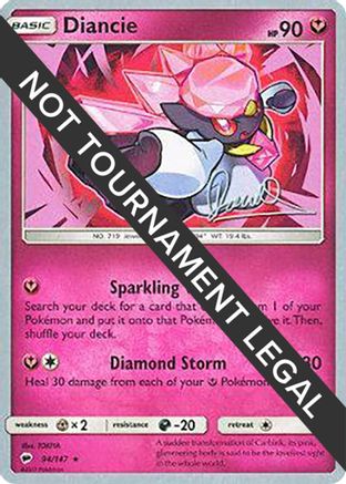 Diancie - 2017 (Diego Cassiraga) 094 World Championship Decks