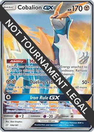 Cobalion GX - 2019 (Henry Brand) 106 World Championship Decks