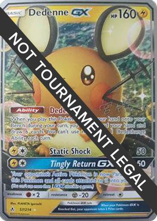Dedenne GX - 2019 (Haruki Miyamoto) 057 World Championship Decks