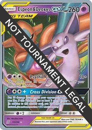 Espeon & Deoxys GX - 2019 (Henry Brand) 072 World Championship Decks