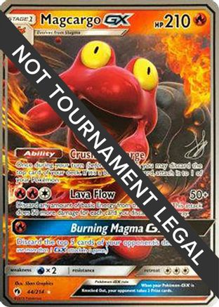 Magcargo GX - 2019 (Henry Brand) 044 World Championship Decks