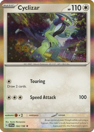 Cyclizar 164/198 - Reverse Holofoil Scarlet & Violet Base Set