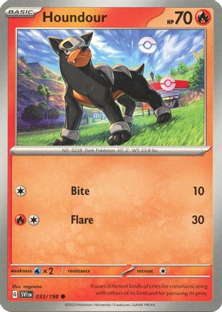 Houndour 033/198 Scarlet & Violet Base Set