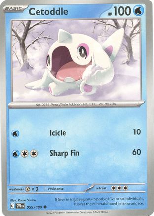 Cetoddle 059/198 Scarlet & Violet Base Set