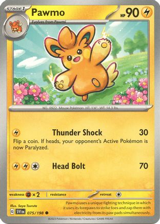 Pawmo 075/198 Scarlet & Violet Base Set