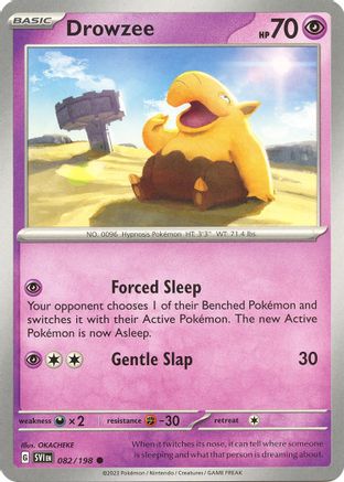 Drowzee 082/198 - Reverse Holofoil Scarlet & Violet Base Set