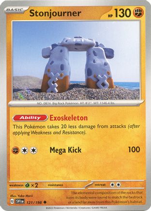 Stonjourner 121/198 Scarlet & Violet Base Set
