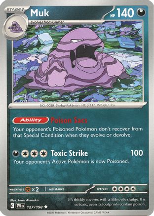 Muk 127/198 Scarlet & Violet Base Set