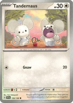 Tandemaus 159/198 - Reverse Holofoil Scarlet & Violet Base Set