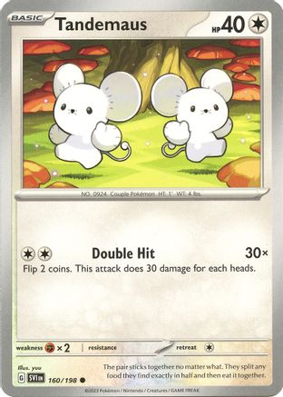 Tandemaus 160/198 - Reverse Holofoil Scarlet & Violet Base Set